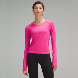 Lululemon Swiftly Tech Long Sleeve 2.0 Race Length Sonic Pink